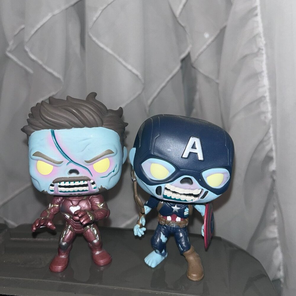 Marvel What If? Zombies Funko Pops (Captain America & Iron Man)